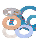 Joint plat PTFE modifé chargé en fibre inorganique